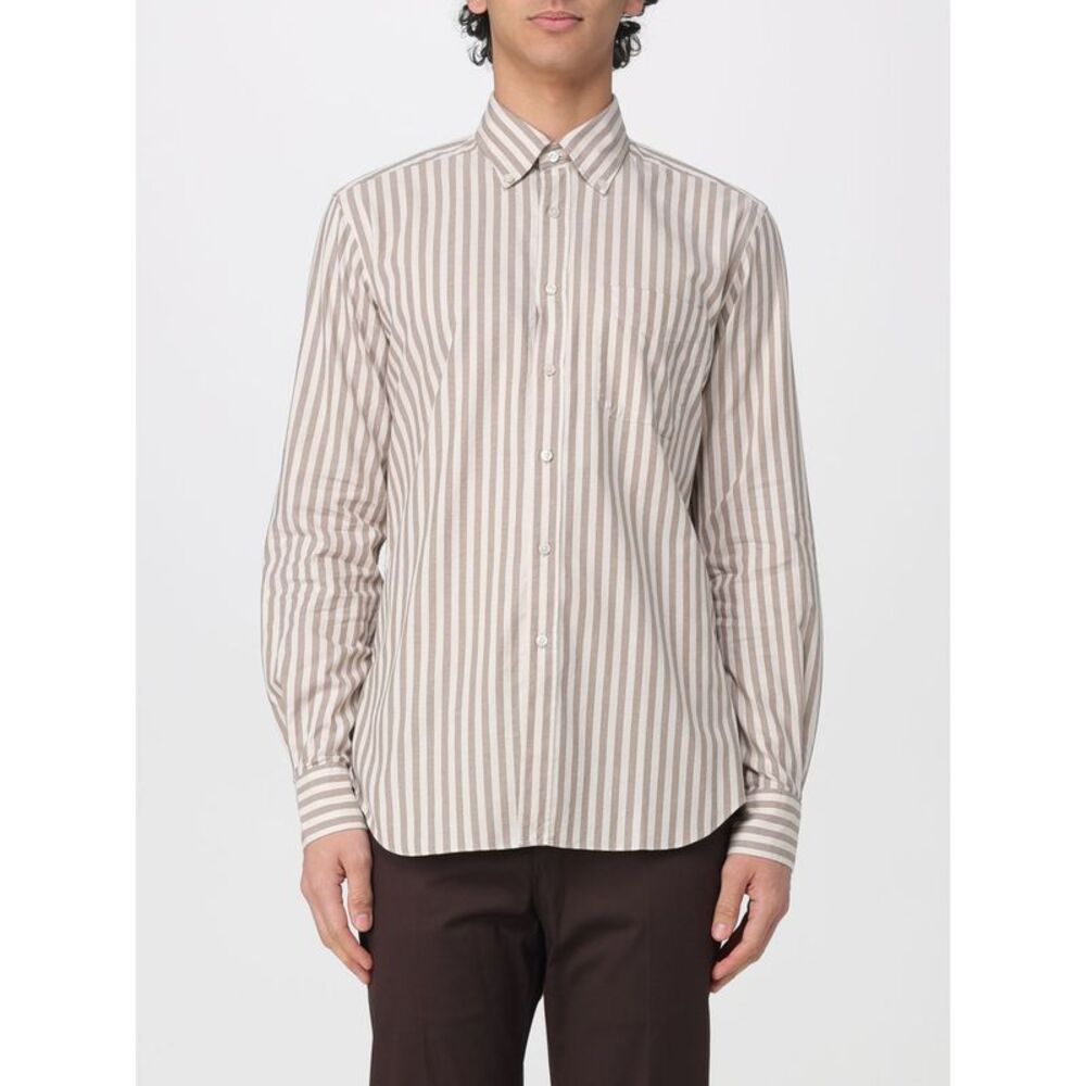 Glanshirt Shirt Men Brown